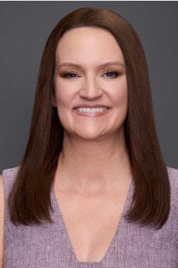EasiPart XL Wide 14" Hair Topper by Jon Renau | Remy Human Hair, Monofilament