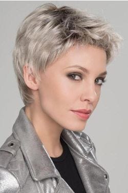 Risk Wig by Ellen Wille | Petite/Average, Monofilament Crown, Lace Front | Light Champagne Rooted 
