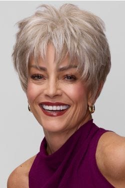 textured pixie cut with wispy bangs