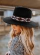 Boho Western Hat | Women's Wool Festival Hat