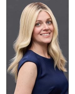 Top Form Lace 14 Inch Human Hair Topper by Jon Renau | Remy Human Hair, Lace Front, Mono