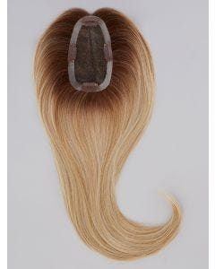 EasiPart 18 Inch Human Hair Topper by Jon Renau | Remy Human Hair, Monofilament