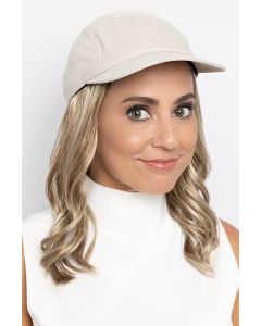 Baseball Hat with Hair: 8280 Wavy Hat Beige by Henry Margu