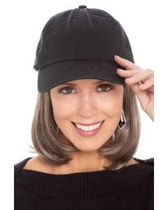 Baseball Cap with Hair | Cardani Iconic Bob Baseball Hat with Hair