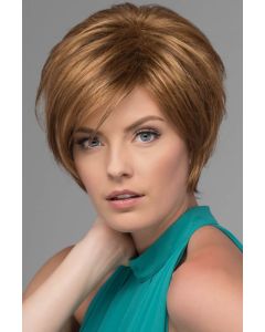 Chin length bob wig with side swept bangs