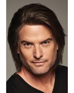 Sharp Mens Wig by HIM HairUWear | Human Hair / Synthetic Blend, Hand Tied, Lace Front