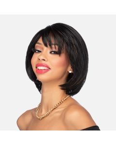 Celia Wig by Vivica Fox | Human Hair/Heat Resistant Blend, Hand Tied 