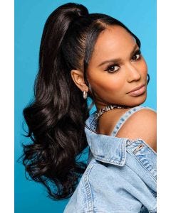 21 Inch Lux Curls Pony by Kim Kimble | Hairpiece 