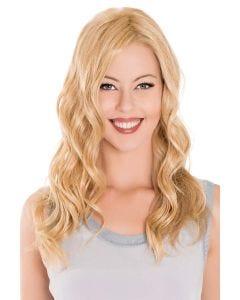 18 Inch Lace Front Mono Top Wave Hairpiece by Belle Tress Wigs - Heat Friendly Synthetic, Lace Front, Monofilament