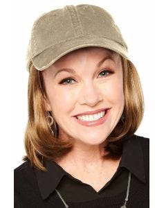 Baseball Cap with Hair | Cardani Iconic Bob Baseball Hat with Hair