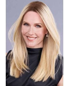 Top Trend Lace HD Straight 18 Inch Hair Topper by Jon Renau | Lace Front, Mono, Heat Friendly