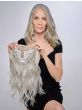 16 Inch Au Naturel Waves Topper by Hairdo | Monofilament Part, Heat Friendly