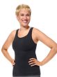 Liane Pocketed Lymphedema Recovery Top by Amoena | CuraLymph™ Comfort Pocketed Camisole with Shelf Bra