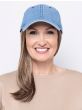 Baseball Cap with Hair: 8291 Long Hat Denim by Henry Margu