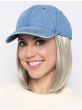 Baseball Cap with Hair: 8292 Classic Bob Hat Denim by Henry Margu