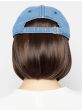 Baseball Cap with Hair: 8293 Short Hat Denim by Henry Margu