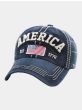 America Vintage USA Flag Baseball Cap | Distressed Baseball Cap