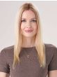 Barely There 16-18 Inch Wavy Hair Topper by Envy | Lace Front, Mono, Heat Friendly