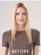 Barely There 16-18 Inch Wavy Hair Topper by Envy | Lace Front, Mono, Heat Friendly