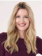 Barely There 16-18 Inch Wavy Hair Topper by Envy | Lace Front, Mono, Heat Friendly