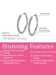 Bianca 25mm Crystal Hoop Earrings by Cate & Chloe | 18K Gold Plated, Swarovski Crystals