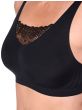 Amoena Esra Wire-Free Bra | Seamless Pocketed Mastectomy Bra with Lace Panel