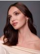 EasiPart Medium Human Hair 14” Hair Topper by Jon Renau | Remy Human Hair, Monofilament