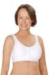 Ester Post-Surgical Bra by Amoena | Seamless Compression Front Closure Mastectomy Sports Bra with Pockets
