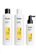 Nioxin System 1 Kit for Natural Hair with Light Thinning | Hair Thickening Shampoo, Conditioner, and Treatment | Small Size