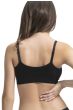 Joy Bra 9043 | Lace-Trim V-Neck Mastectomy Bra | Pocketed Wire-Free Bra with Removable Inserts