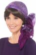 100% Silk Square Scarf | Amethyst Jewel Paisley