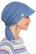UPF Adeline Visor Headwrap | Cardani 100% Cotton Pre-Tied Scarf with Brim | UPF 50+ Sun Protection