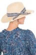Andie Embroidered Ikat Band Fedora Hat | Stylish UPF 50+ Sun Hats for Women