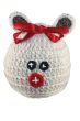 Reindeer Bow Beanie for Girls