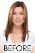 EasiPart 12 Inch French Human Hair Topper by Jon Renau | Remy Human Hair, Monofilament