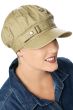 buckle newsboy hat - distressed cap for women