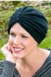 front side of two way turban with buttons