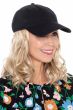 Baseball Cap with Hair | Cardani Beach Waves Baseball Hat with Hair