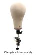 Professional Long Neck Canvas Wig Block Head for Styling