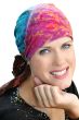 cotton head scarves with tie dye and batik prints for women