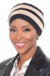 Criss Cross Turban by Cardani | Bamboo Cap with Detachable Bow