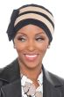 Criss Cross Turban by Cardani | Bamboo Cap with Detachable Bow