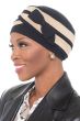Criss Cross Turban by Cardani | Bamboo Cap with Detachable Bow