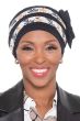 Criss Cross Turban by Cardani | Bamboo Cap with Detachable Bow
