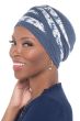 Criss Cross Turban by Cardani | Bamboo Cap with Detachable Bow