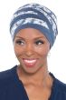 Criss Cross Turban by Cardani | Bamboo Cap with Detachable Bow