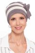 Criss Cross Turban by Cardani | Bamboo Cap with Detachable Bow