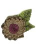 Hand Crocheted Daisy Flower Brooch Pin | Hat & Headwear Accessory