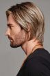 Daring Mens Wig by HIM HairUWear - Lace Front, Monofilament Part Wig