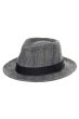 Demitri Wool Blend Fedora Hat | Plaid Men's Fedora Hat